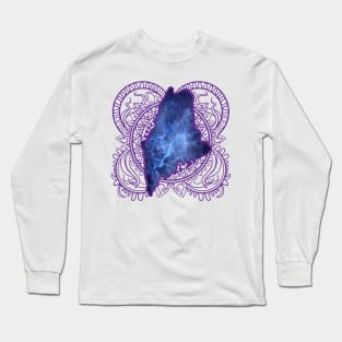 Maine Mandala Long Sleeve T-Shirt